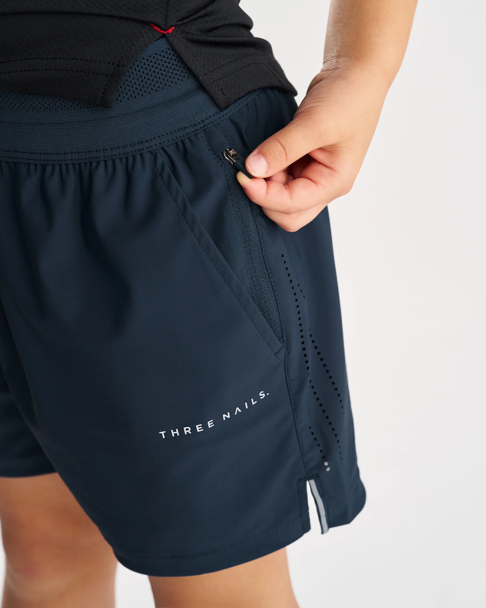 Youth Vapor-Lite™ Hybrid Short - Midnight Navy - Image 2