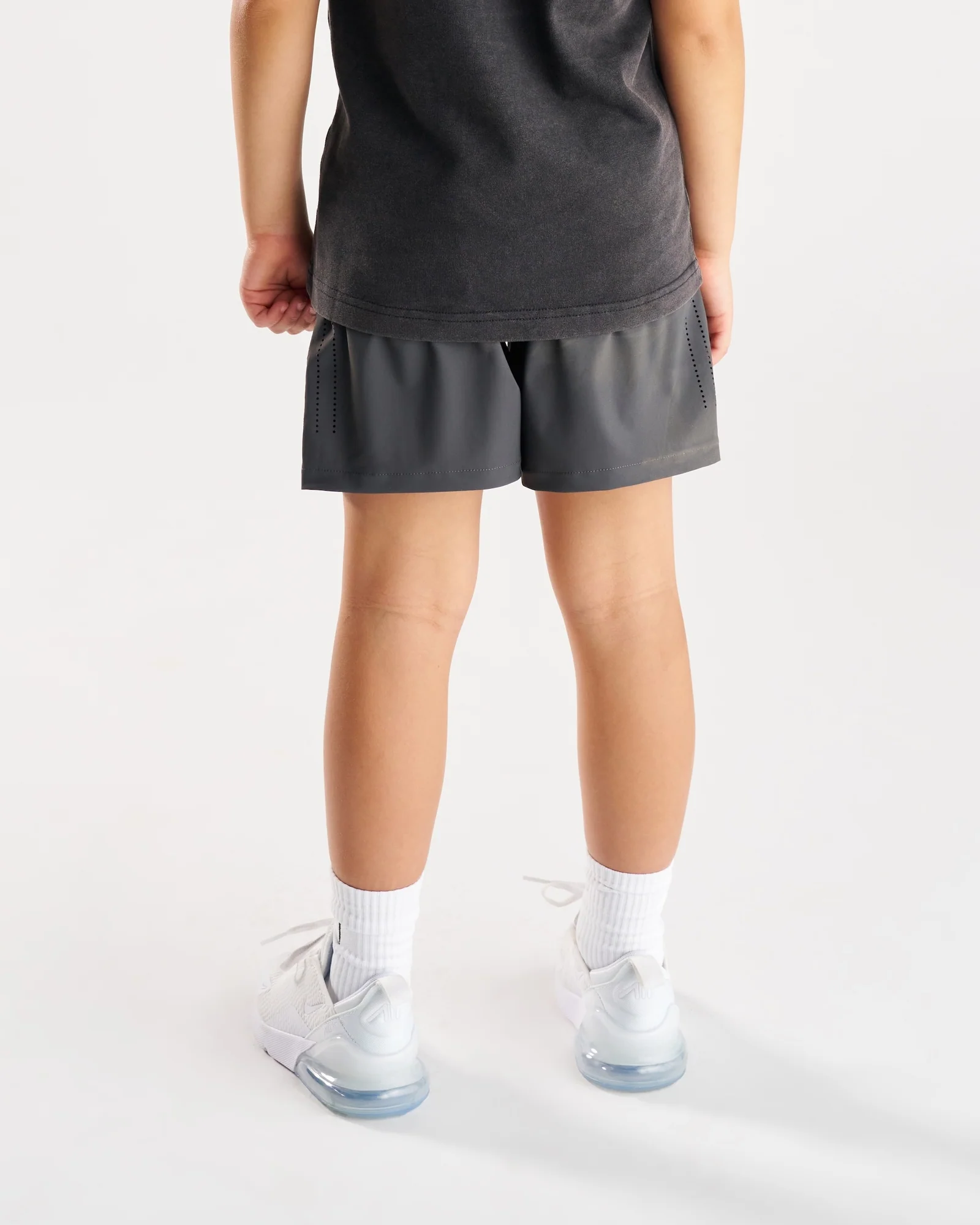 Youth Vapor-Lite™ Hybrid Short - Space Grey - Image 5